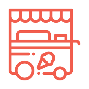 Street vendor icon