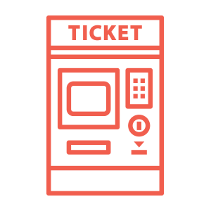 Ticket kiosk icon