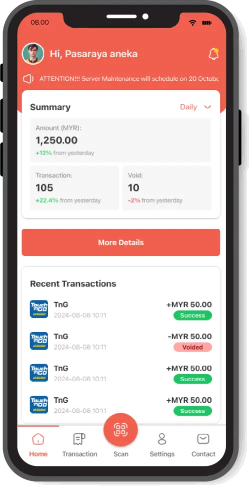 Paydibs Pay Customer Scan Merchant Step 2