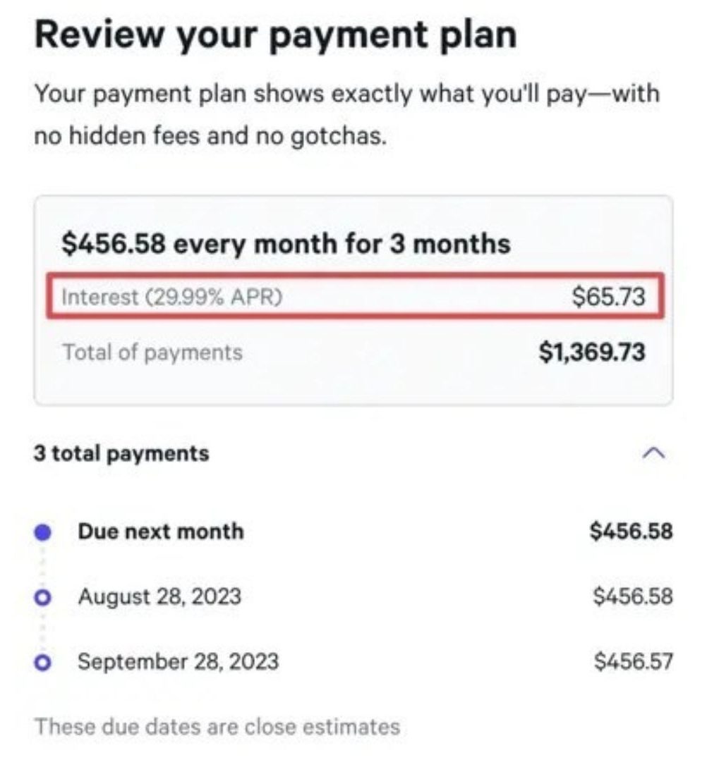 Illustration image on reviewing payment plan