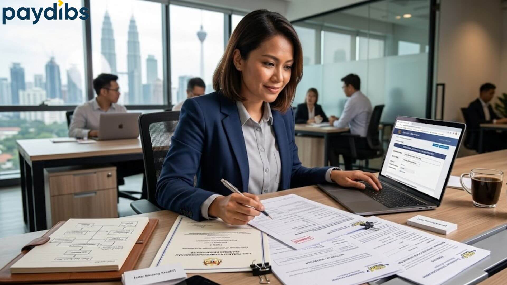 Malaysian entrepreneur registering an online business with SSM before launching an ecommerce store.