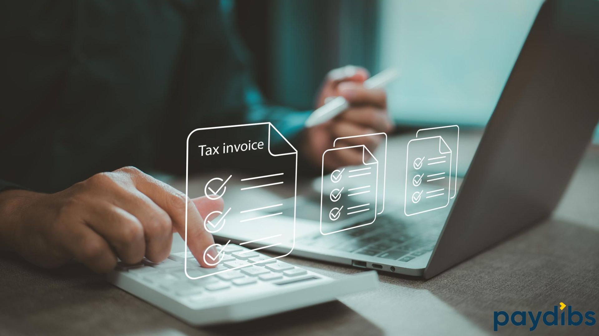 A man checking the Tax msic code.
